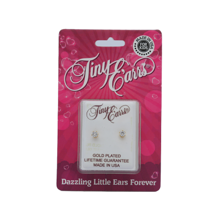 EARRS TE154-3MM CUBIC ZIRCONIA