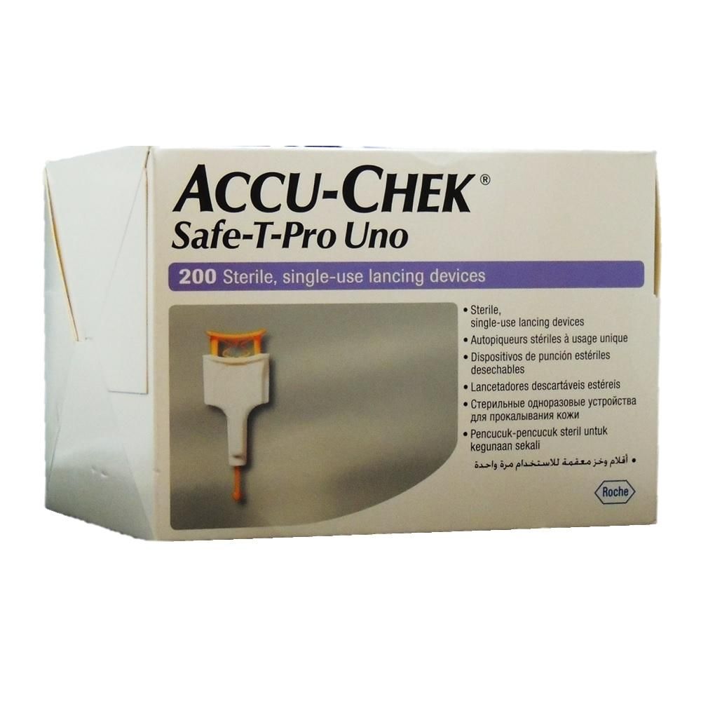 Accu Chek Safe T-Pro Self Use Lancing Devices 200'S