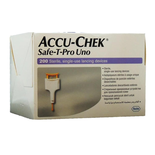Accu Chek Safe T-Pro Self Use Lancing Devices 200'S