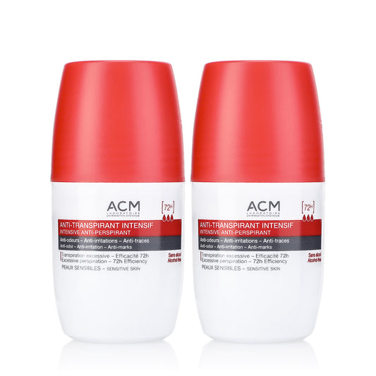 ACM - عبوتين من مزيل العرق المكثف لمدة 72 ساعة - 50 مل