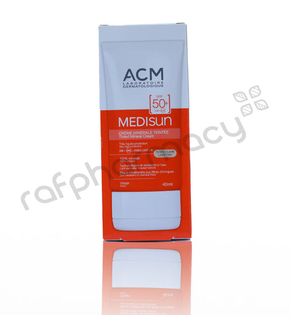 Acm Medisun Spf50 Tinted Mineral Cream 40Ml