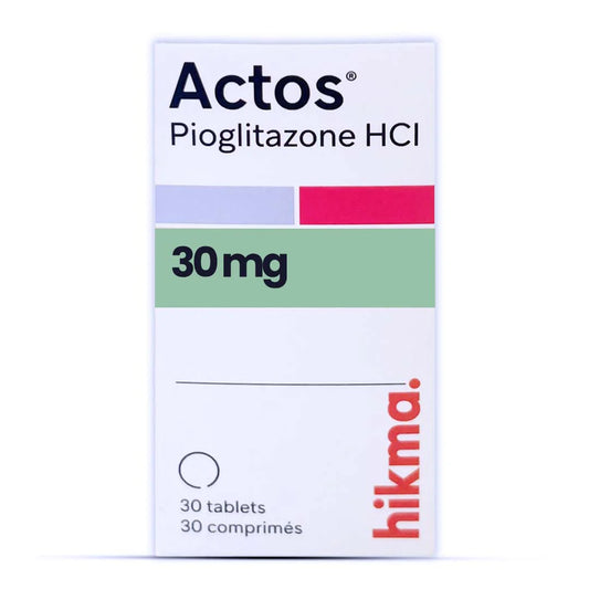 Actos 30mg Tablets 30'S