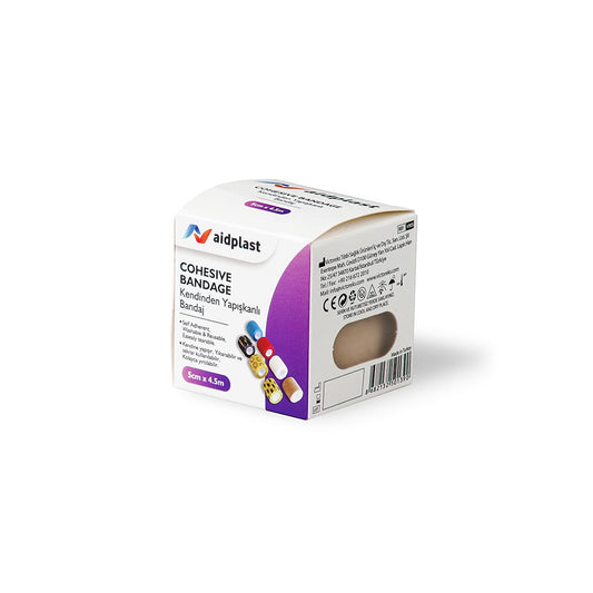 Aidplast Self Adhesive Elastic Bandage 5cm X 4.5