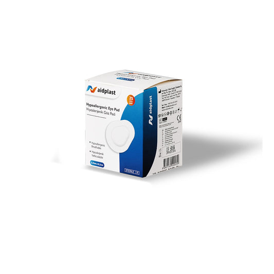وسادات العين المعقمة المضادة للحساسية من AIDPLAST مقاس 5 سم × 6.2 سم، 25 قطعة V6505