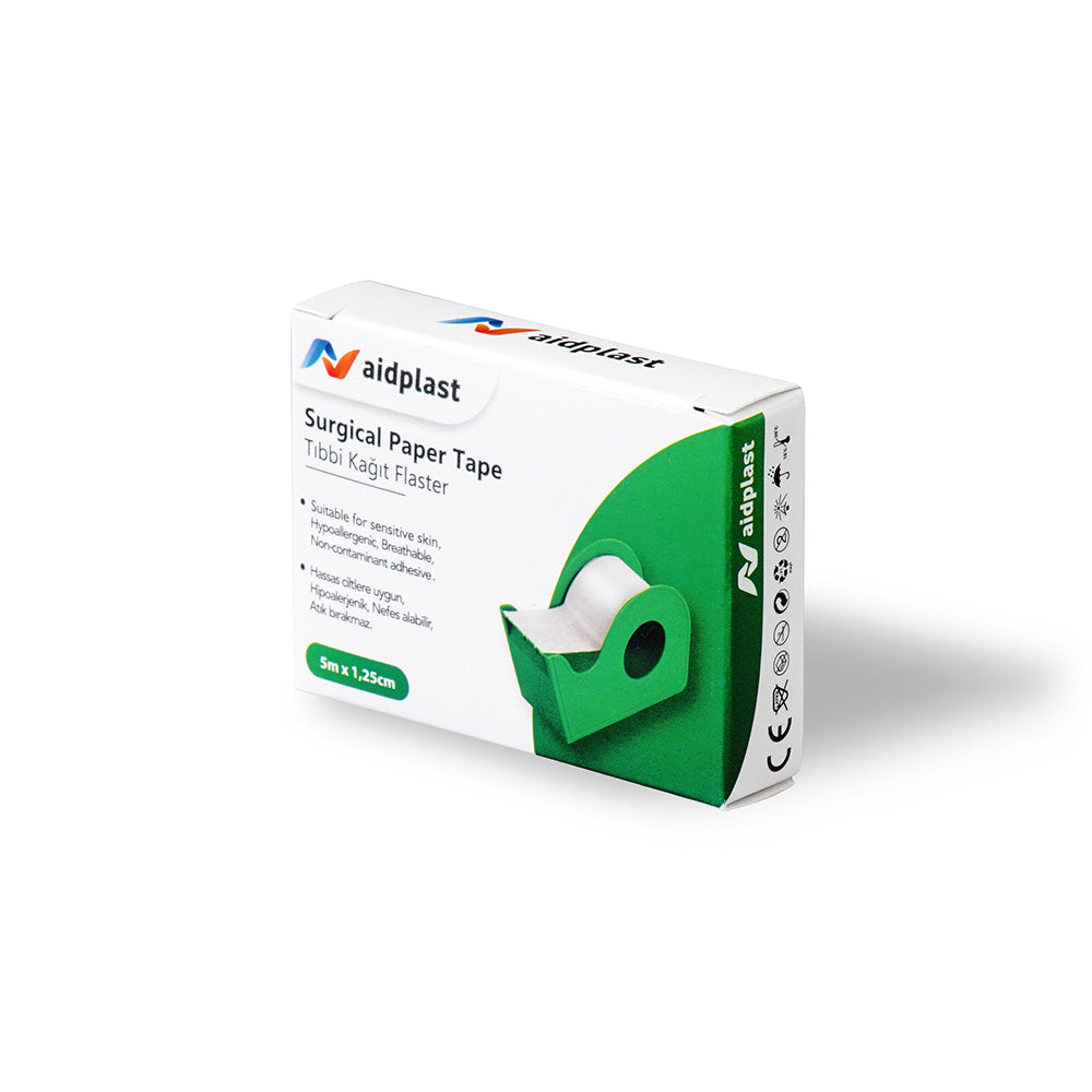 شريط ورقي جراحي من AIDPLAST مقاس 5×1.25 سم V501