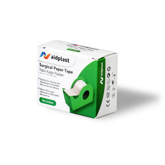 AIDPLAST SURGICAL PAPER TAPE 5MX2.5CM