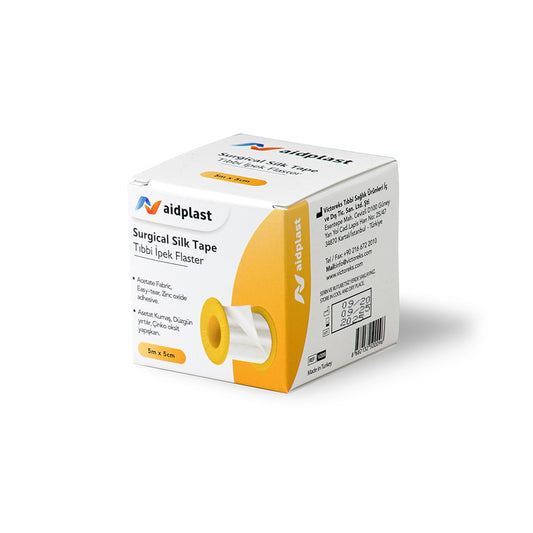 AIDPLAST SURGICAL SILK TAPE 5MX5CM