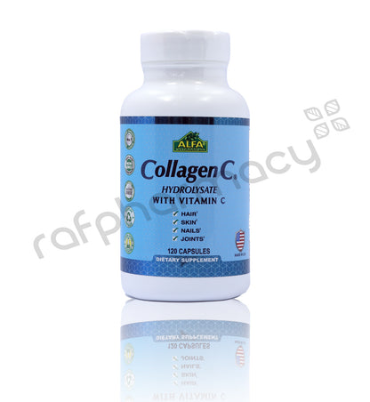 Alfa Collagen C With Vitamin C Capsules 120'S
