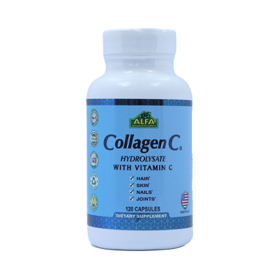 Alfa Collagen C With Vitamin C Capsules 120'S