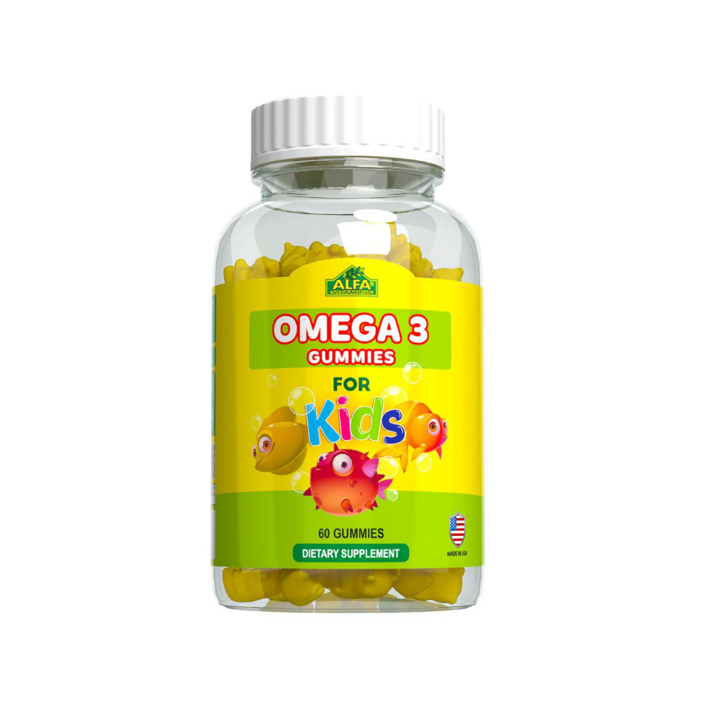Alfa Omega 3 Gummies For Kids 60'S