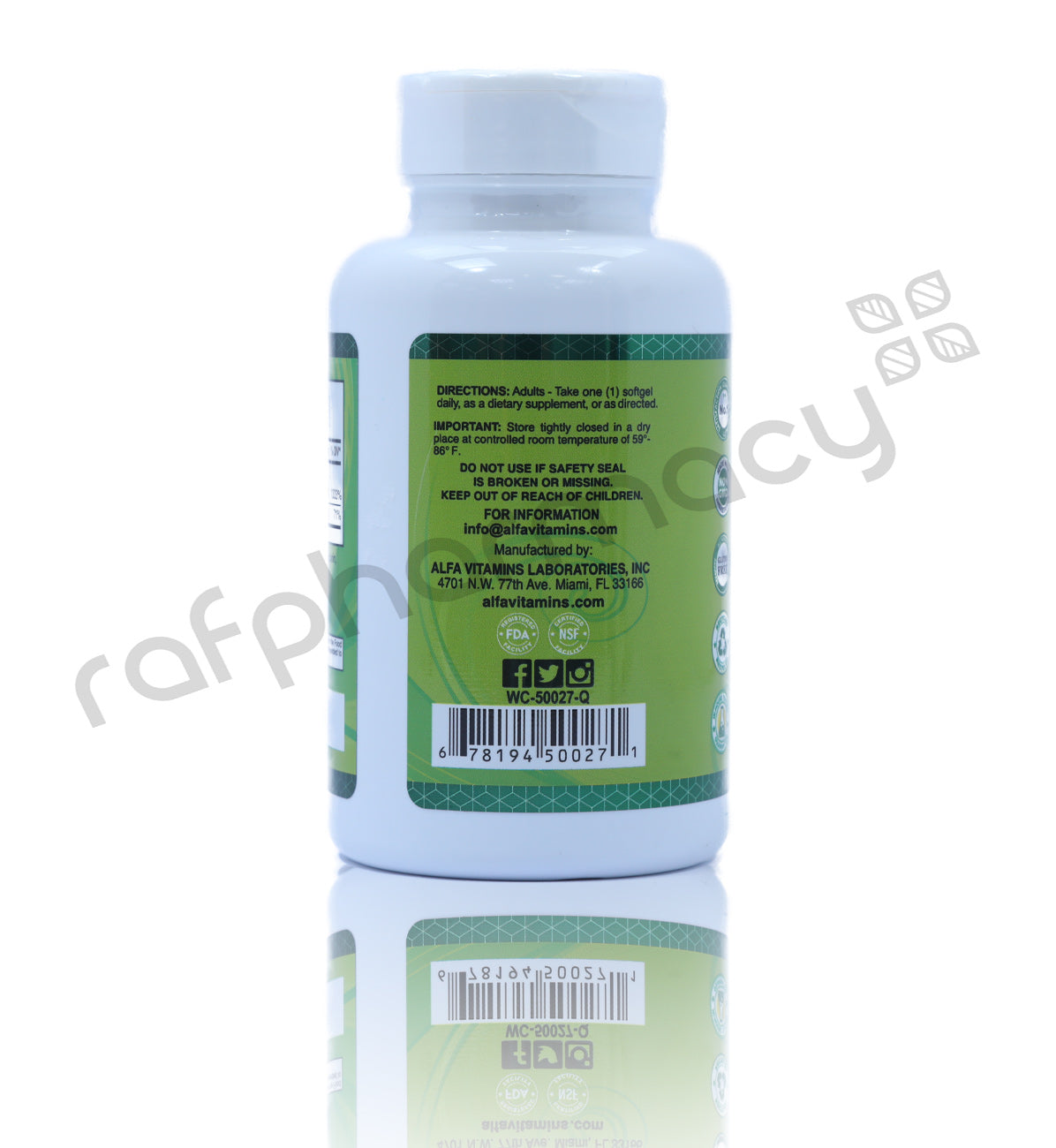 فيتامين E ألفا 400 وحدة دولية مع السيلينيوم 1 × 90 قرصًا