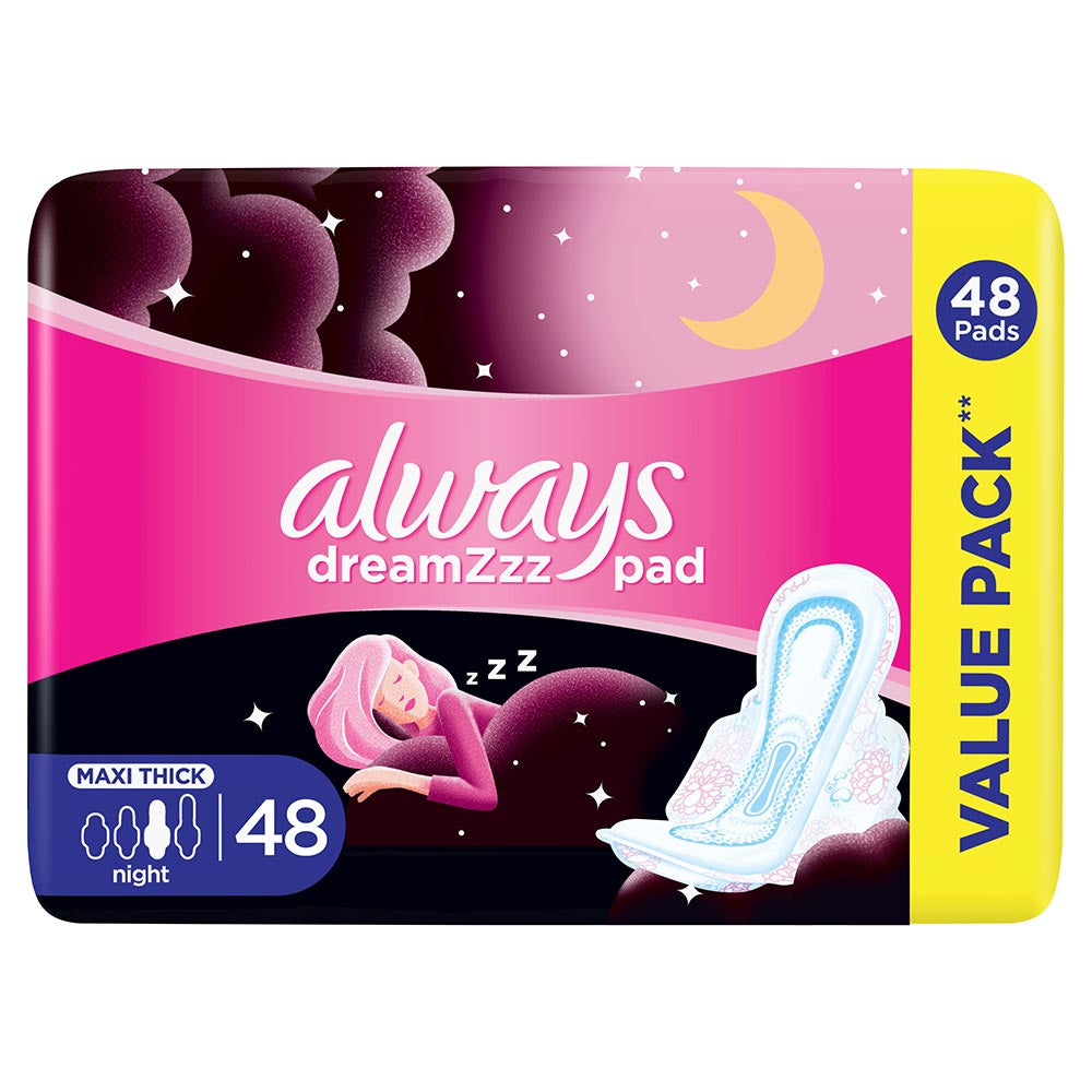 Always Maxi Thick Night Soft Pad 48'S