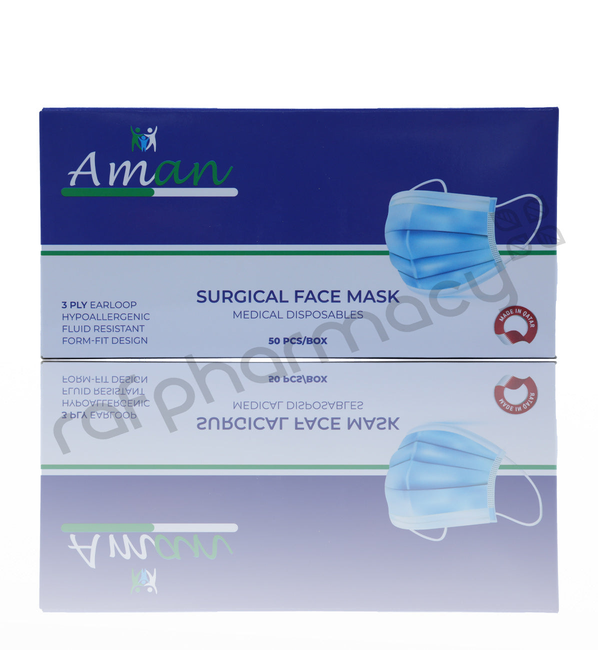 50 PCS BLUE Face Masks N88 Surgical 3ply Excellent Quality Facemask NO Box I.252426855