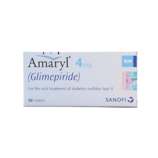 Amaryl 4mg Tablets 30'S