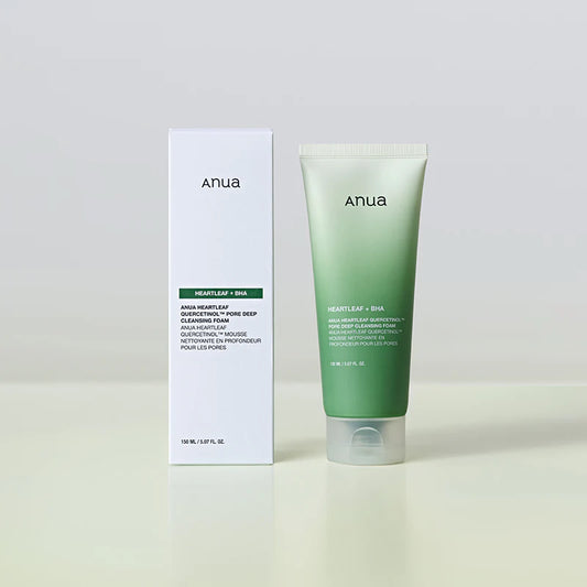 Anua Heartleaf + Bha Quercetinol Pore Deep Cleansing Foam 150ml