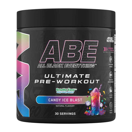 APPLIED NUTRITION ABE ULTIMATE PRE-WORKOUT POWDER CANDY ICE BLAST 375G