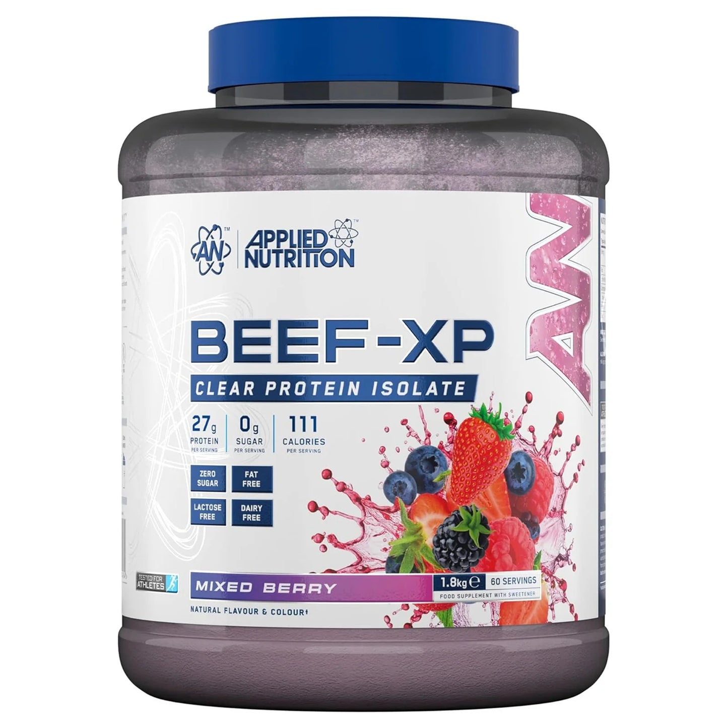 APPLIED NUTRITION BEEF-XP CLEAR PROTEIN ISOLATE STRAWBERRY &RASPBERRY 1.8KG