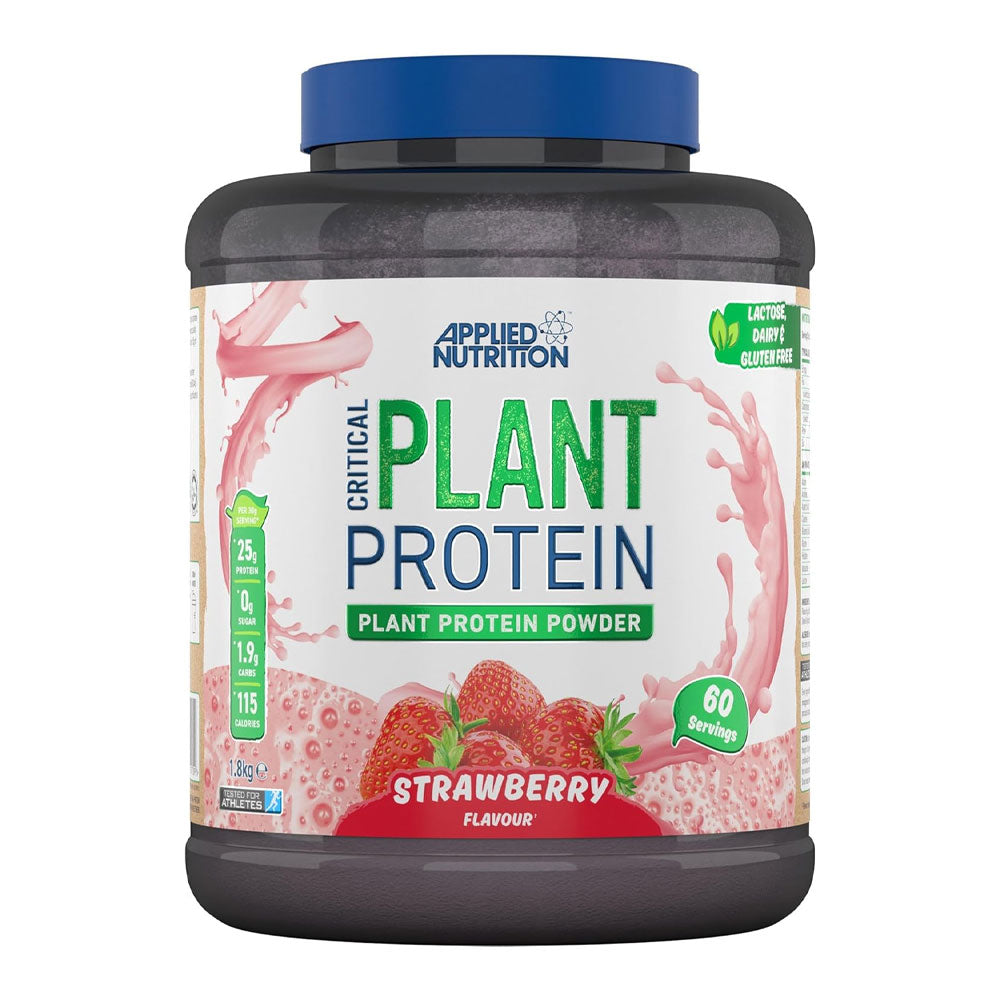 APPLIED NUTRITION CRITICAL PLANT PROTEIN POWDER STRAWBERRY 1.8KG