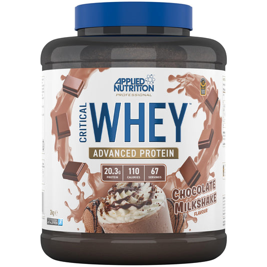 APPLIED NUTRITION CRITICAL WHEY PROTEIN POWDER CHOCOLATE MILKSHAKE  450G