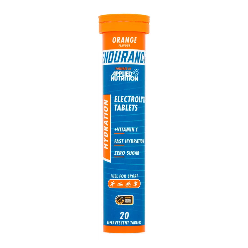 APPLIED NUTRITION ENDURANCE HYDRATION ELECTROLYTE EFFERVESCENT- ORANGE TABLETS 20'S