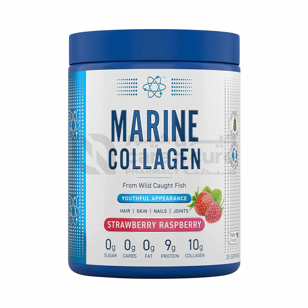 APPLIED NUTRITION MARINE COLLAGEN STRAWBERRY RASPBERRY 300G