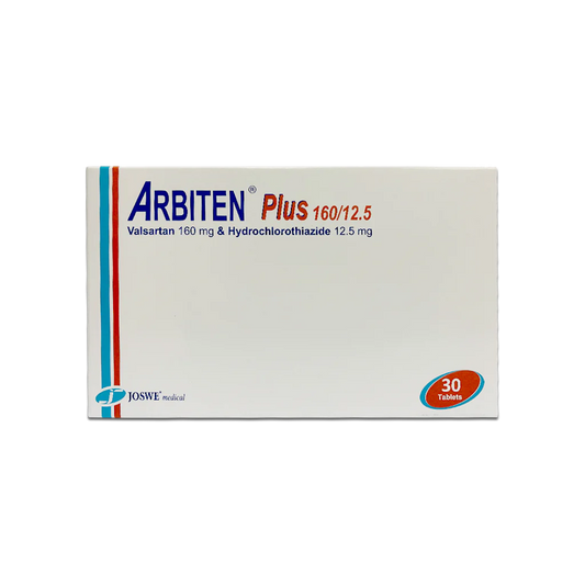 Arbiten Plus 160/12.5Mg Tablets 30'S