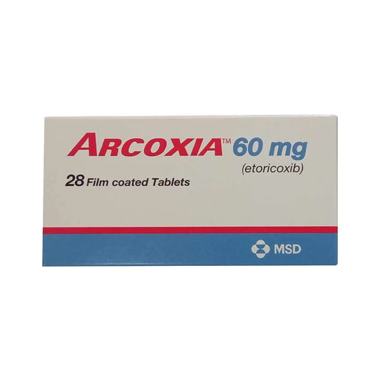 Arcoxia 60mg Tablets 28'S