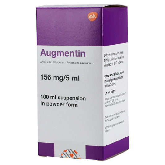 Augmentin 156mg Suspension 100ml