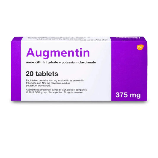 Augmentin 375mg Tablets 20'S