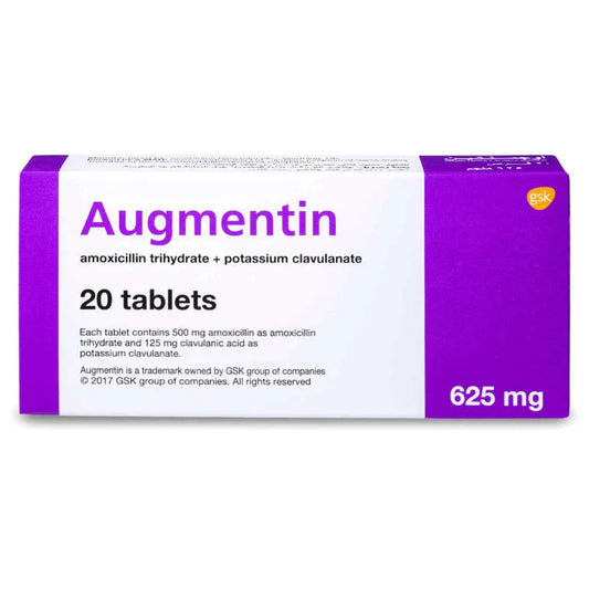 Augmentin 625mg Tablets 20'S