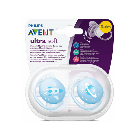 Avent Flexifit Soother (0-6M)Ultra Soft 2'S