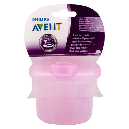 AVENT MILK POWDER DISPENSER PINK