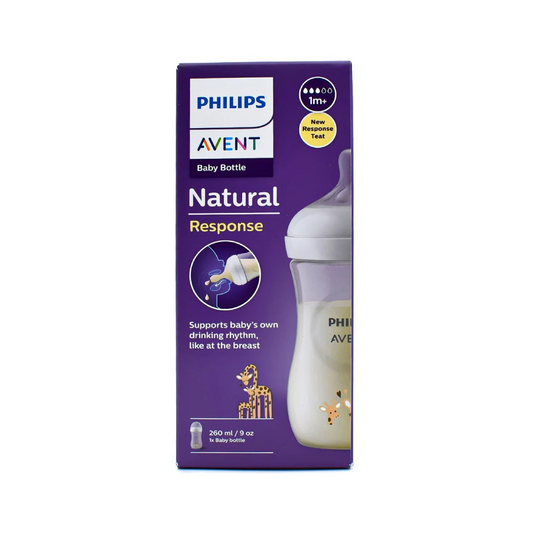 Avent Natural Feeding Bottle Girrafe 260Ml