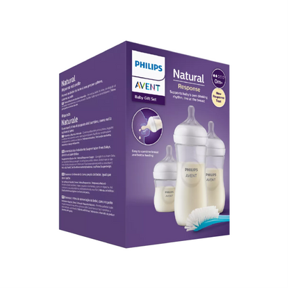 Avent Natural Feeding Bottle Newborn Gift Set 3'S