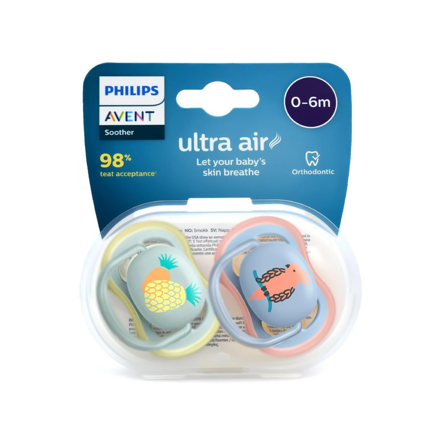 Avent Soother (0-6M)Ultra Air 2'S