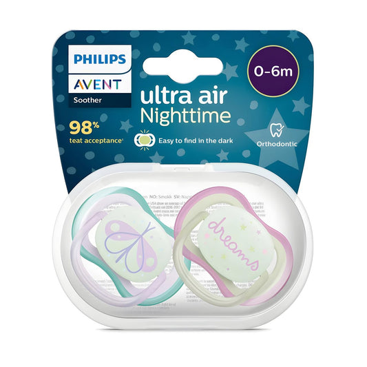 Avent Soother (0-6M)Ultra Air Night 2'S