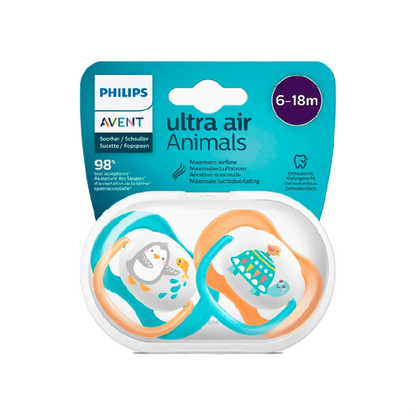Avent Soother (6-18)Ultra Air Animals 2'S