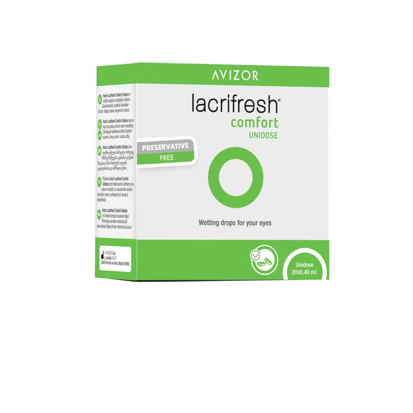 Avizor Lacri Fresh Comfort Unidose 20x0.4ml