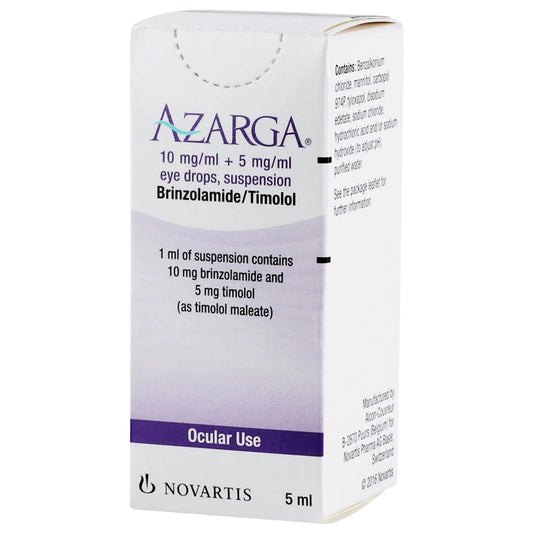Azarga 10mg/Ml And 5mg Eye Drops Suspension 5ml