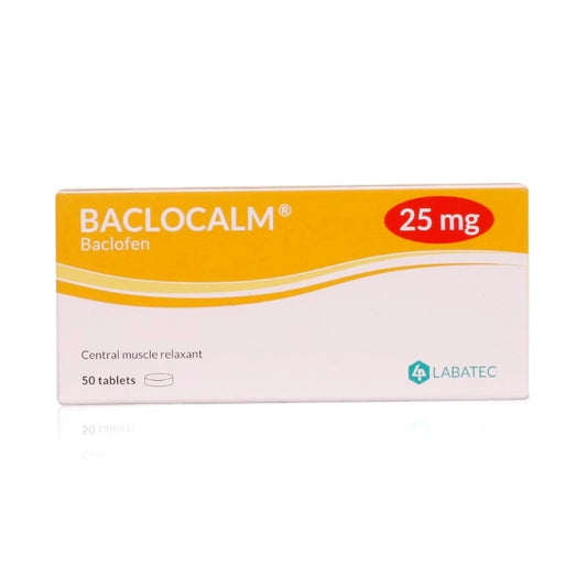 Baclocalm 25mg Tablets 50'S