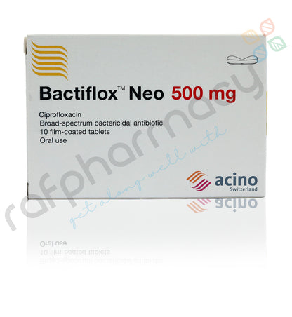 Bactiflox 500mg Tablets 10'S