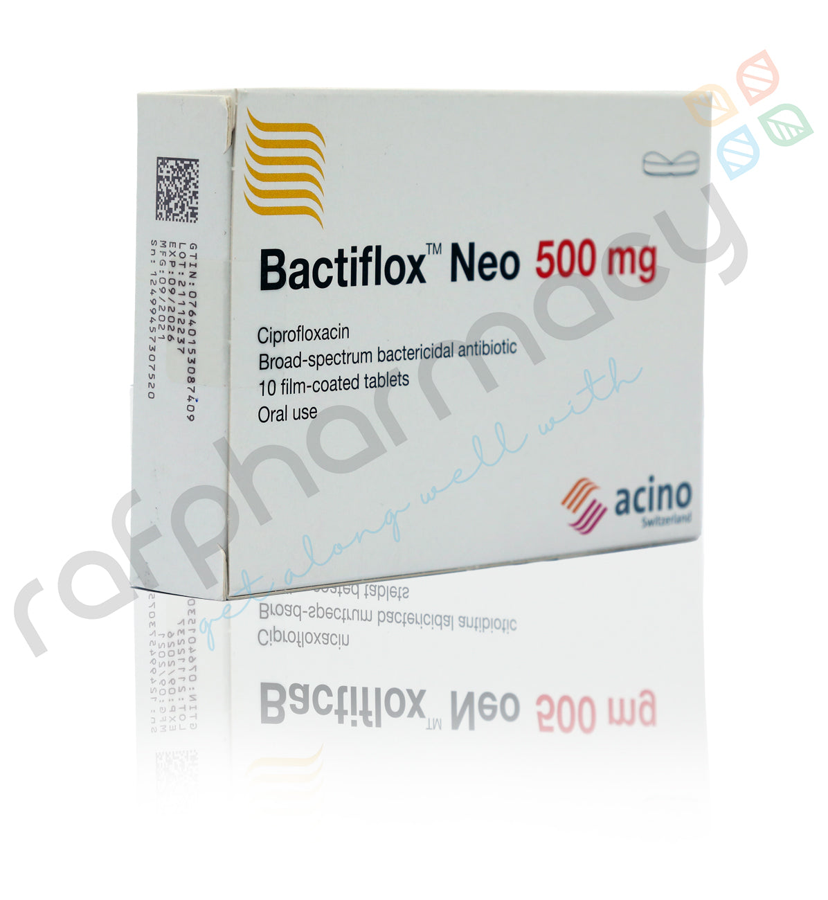 Bactiflox 500mg Tablets 10'S