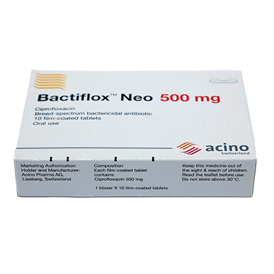 Bactiflox 500mg Tablets 10'S