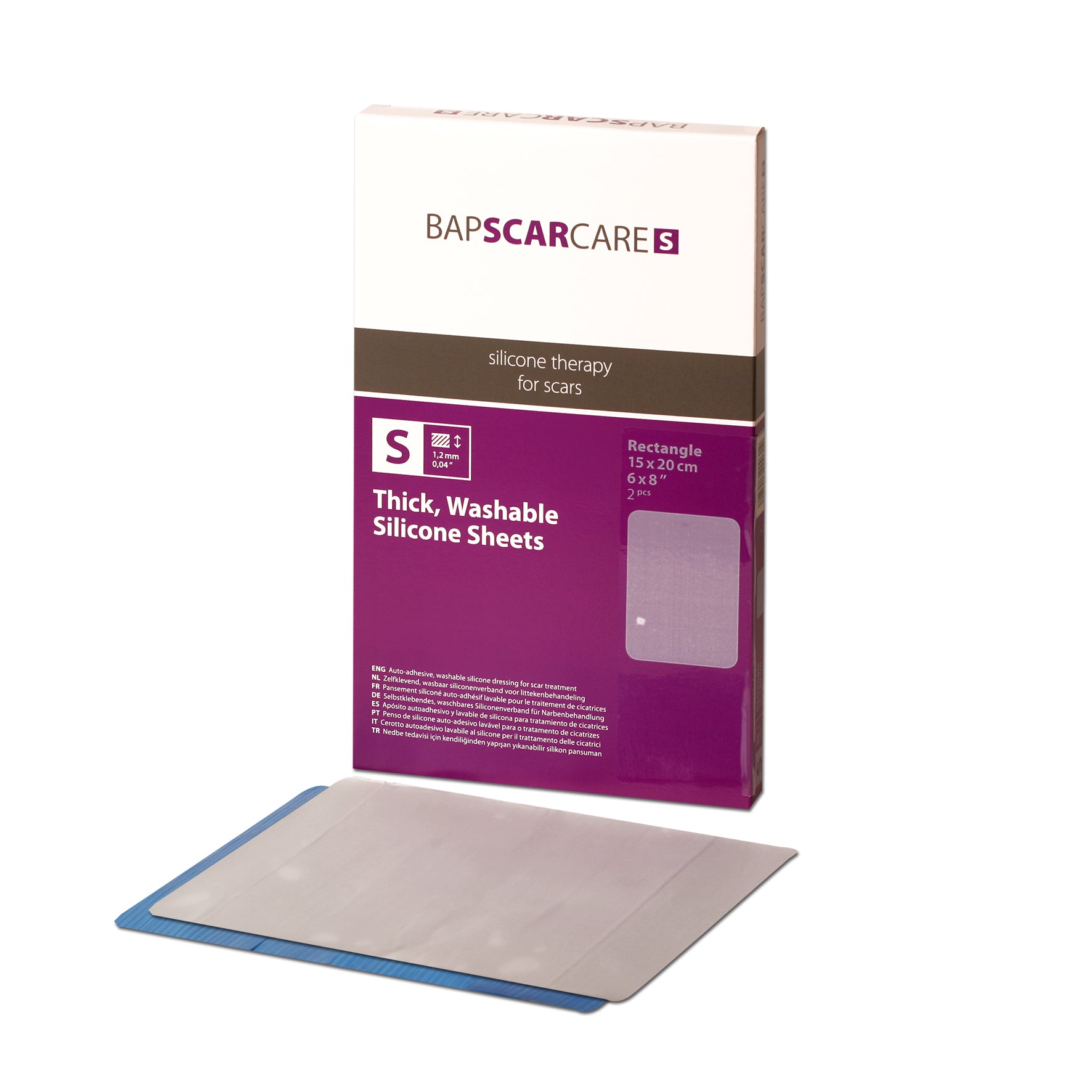 Bap Scar Care S Silicone Sheet 15x20 Cm 2'S