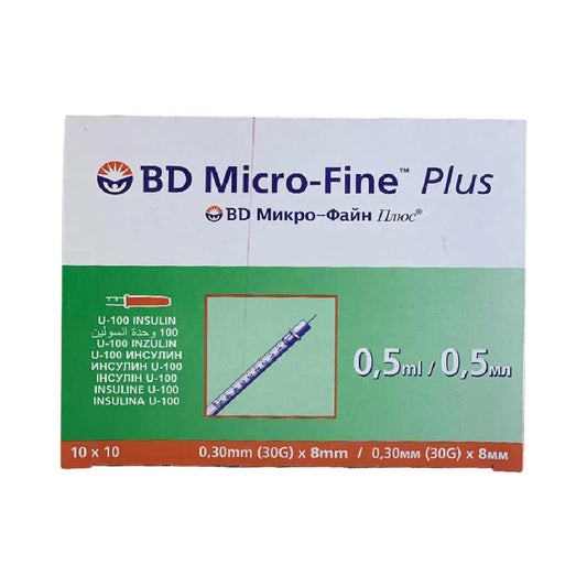 Bd Micro Finesyringe 0.5ml 100'S