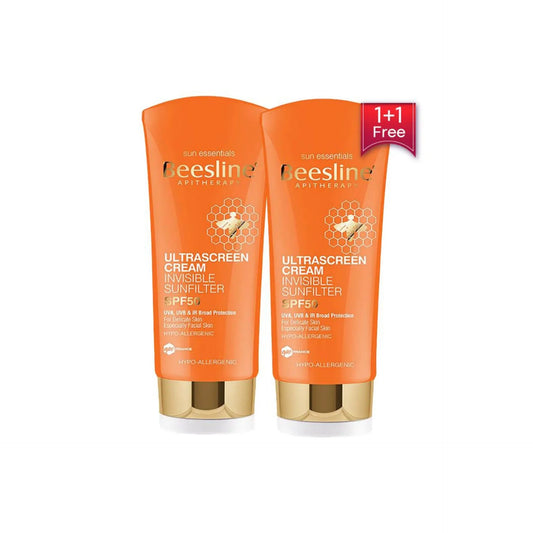 Beesline Ultrascreen Invisible Spf 50 Cream  1+1 Free