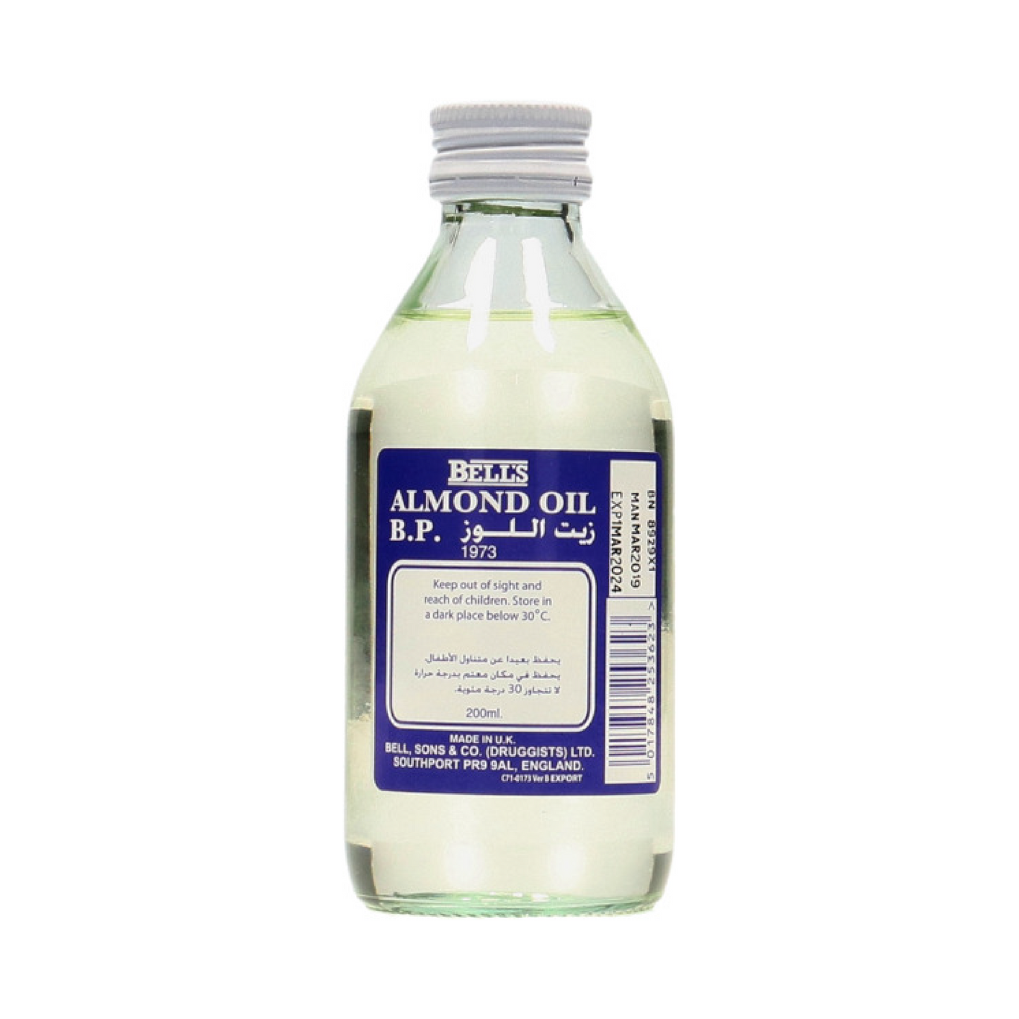 BELL'S ALMOND OIL BP 200ML