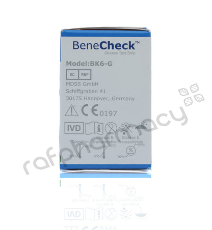 BENECHECK BLOOD GLUCOSE STRIP 25'S