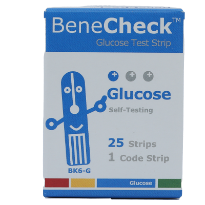 BENECHECK BLOOD GLUCOSE STRIP 25'S