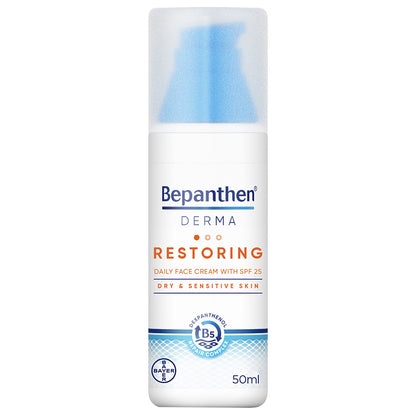 BEPANTHEN DERMA RESTORING SPF 25 DAILY FACE CREAM 50ML